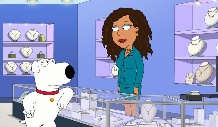 Брайен притворился богачем и купил кольцо за $10000, чтобы познакомиться с продавщицей, а Крис съел это кольцо.